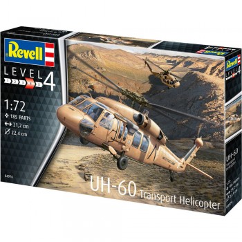 1/72 Revell UH-60 Transport Helicopter Detailed cockpit 04976 